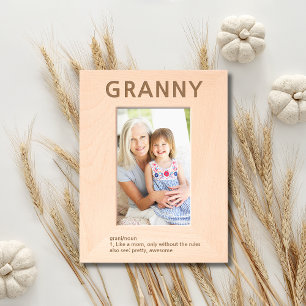 Granny Definition Laser Etched Picture Frame Engraved Frames
