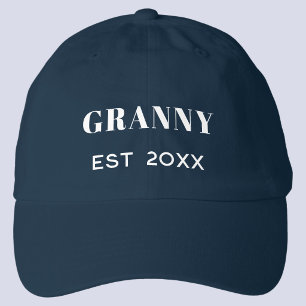 Granny Est 20XX Date Year Hat