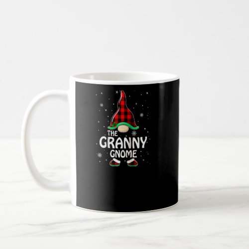 Granny Gnome Buffalo Plaid Matching Family Christm Coffee Mug