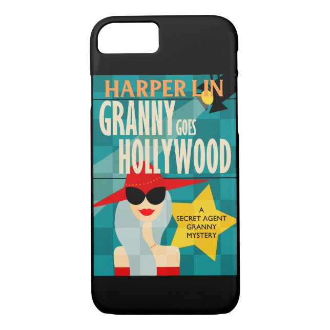Granny Goes Hollywood by Harper Lin Phone Case (Back)
