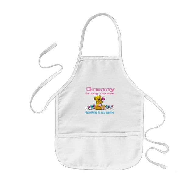 Granny Is My Name, Spoiling Is my Game Kids' Apron (Front)