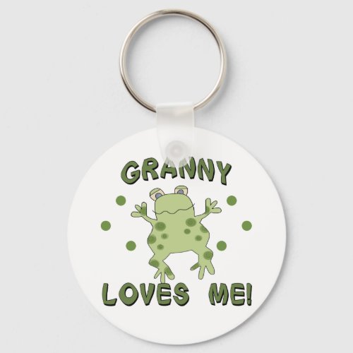 Granny Loves Me Frog Keychain