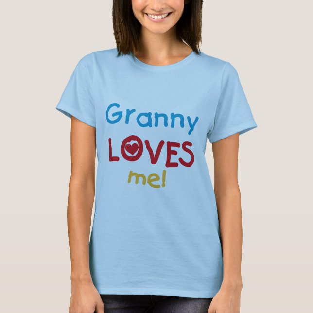 Granny Loves Me Tshirts and Gifts (Front)