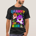 Granny of The Baby Shark Granny Shark  T-Shirt<br><div class="desc">Granny of The Baby Shark Granny Shark  .shark,  diving,  fish,  gift,  gift idea,  great white shark,  sea,  whale shark,  diver,  fisherman,  fishing,  funny,  hammerhead,  i love sharks,  lover,  marine biologist,  shark fin,  shark lover,  sharks,  tiger shark,  vacation,  whale</div>