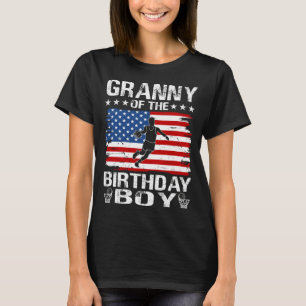 GRANNY Of The Birthday Boy Basketball Themed Party T-Shirt