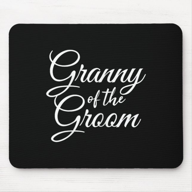 Granny Of The Groom Women's  Mouse Pad (Front)