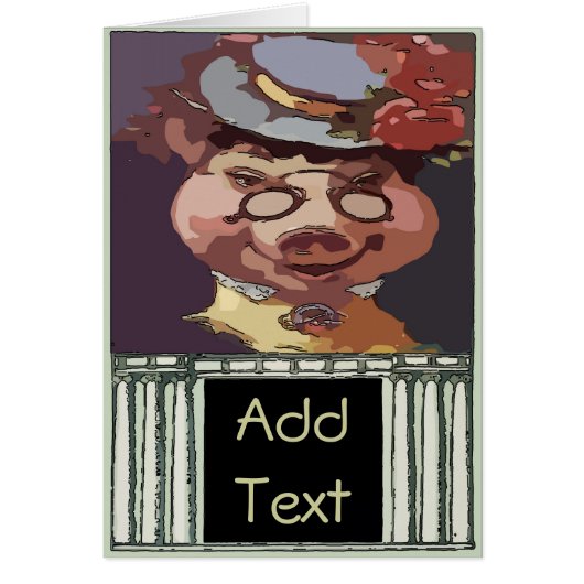 Granny Pig Card (Front)