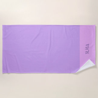 Granny Purple Beach Towel