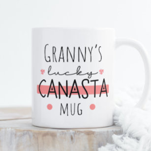 Granny’s Lucky Canasta Mug - Personalisable