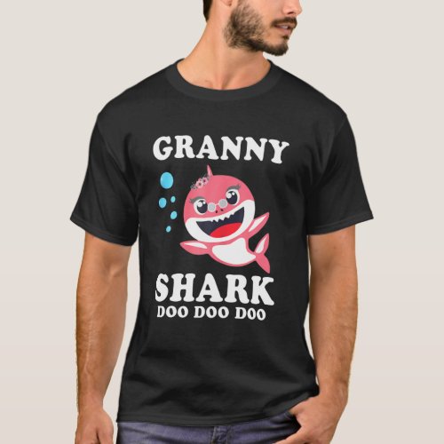 Granny Shark  Funny Mothers Day Gift T_Shirt