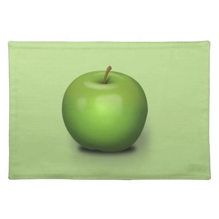 Granny Smith Apple Cloth Placemat