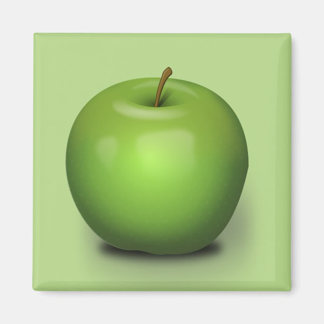 Granny Smith Apple Magnet (Front)