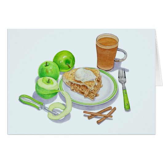 Granny Smith Apple Pie Cards (Front Horizontal)