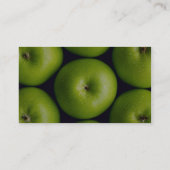 Granny Smith apples Business Card (Back)