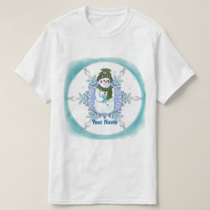 Granny Snowflake Snowman T-Shirt