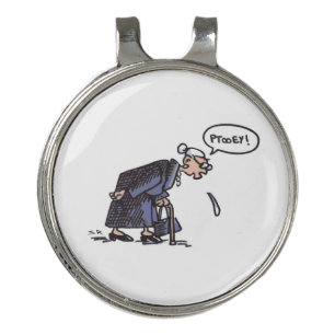 Granny Spitting! white hat clip