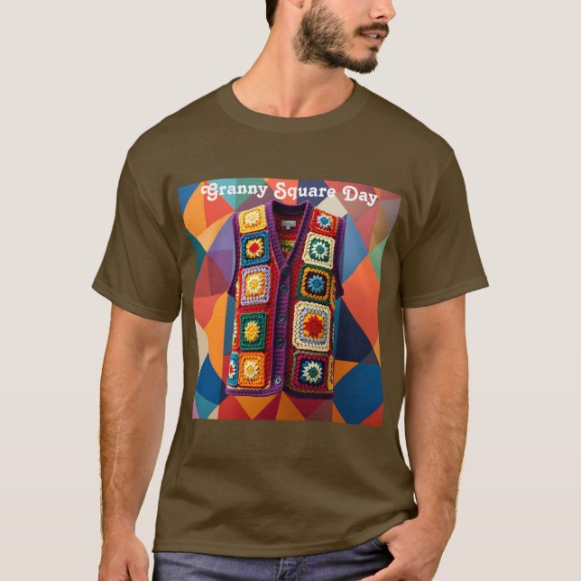 Granny Square Day T-Shirt (Front)