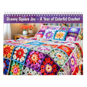 Granny Square Joy – A Year of Colorful Crochet Calendar