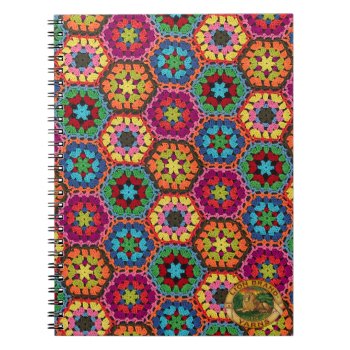 Granny Square Notebook by Lion_Brand_Yarn at Zazzle
