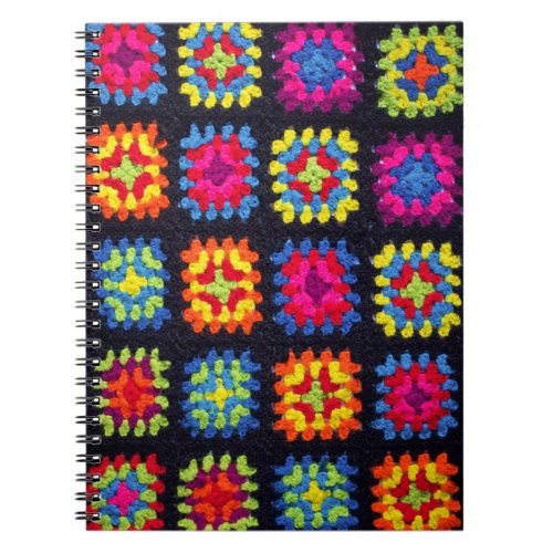 Granny Square Notebook _ Crochet Notebook