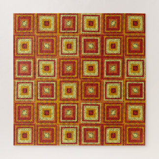 Granny Square Pattern Jigsaw Puzzle