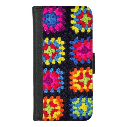 Granny Square Phone Wallet _ Crochet Phone Wallet