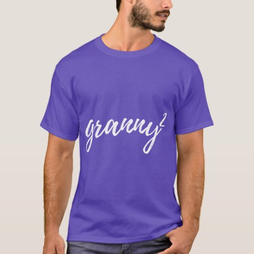 Granny Squared Grandma of Two  friend T_Shirt