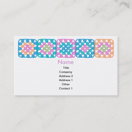 Granny Squares Business Card