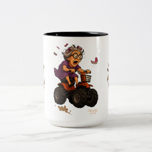 Granny's Gone Wild Two-Tone Coffee Mug