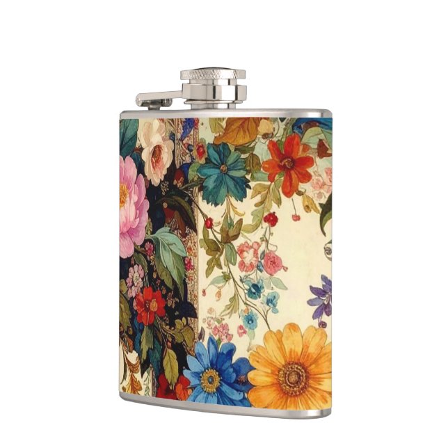 Granny's Patchwork  Flask (Left)