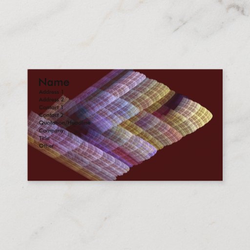 Customizable Granny's Quilt Business Card