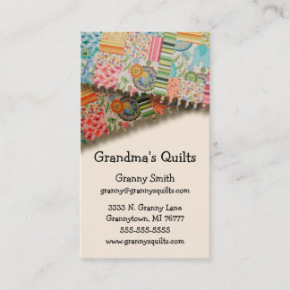 Granny's Quilts Business Card