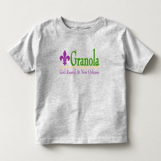 Granola: Girl Raised At New Orleans T-Shirt (Front)