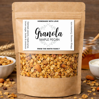 Granola (or your wording) Homemade Label Gran001re