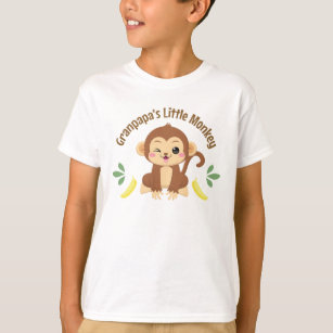 Granpapa's Little Monkey T-Shirt