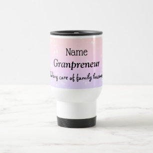 Granpreneur design travel mug