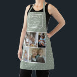 Gran's Kitchen Always Open Sage Green Dots Photo Apron<br><div class="desc">Gran's Kitchen Always Open Sage Green Dots Photo Apron</div>