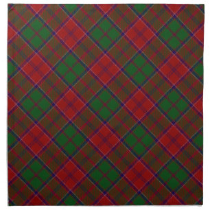 Grant Clan Tartan Scottish Plaid Cloth Napkin