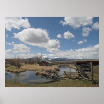 Grant Kohrs Ranch Photo Poster by GreenBusAdventures at Zazzle