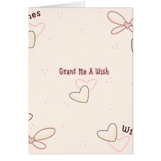 Grant Me a Wish Cards (Front)