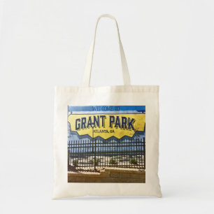 Grant Park, Atlanta, Welcome, Tote Bag