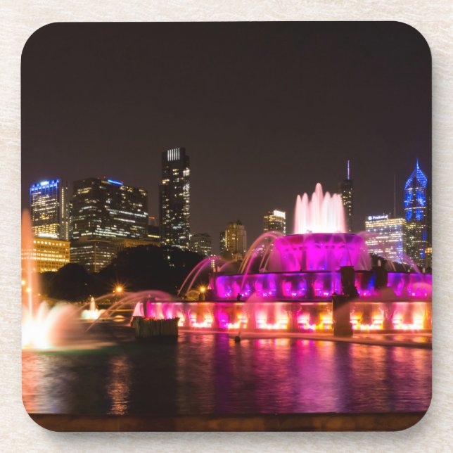 Grant Park Chicago Beverage Coaster (Front)