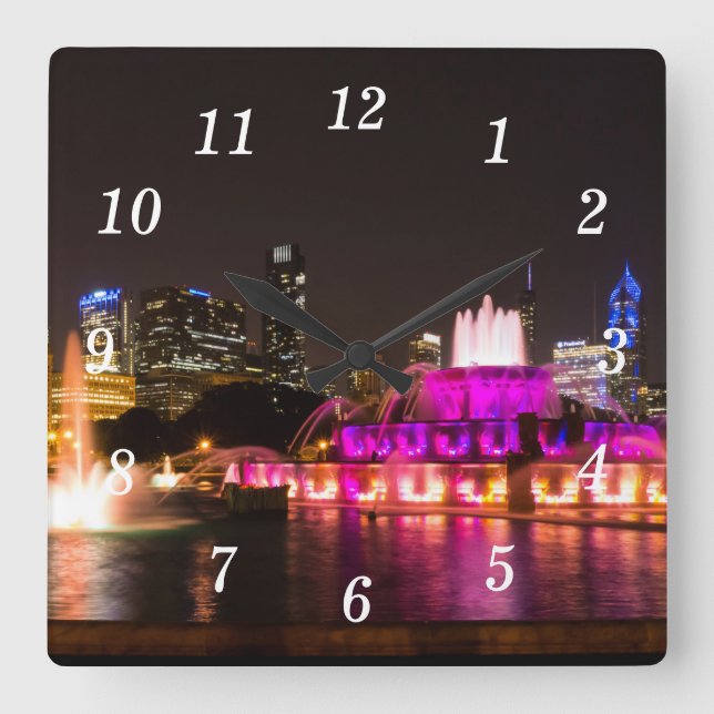 Grant Park Chicago Wall Clock (Front)