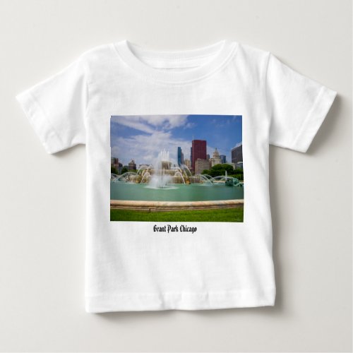 Grant Park City View Baby T_Shirt