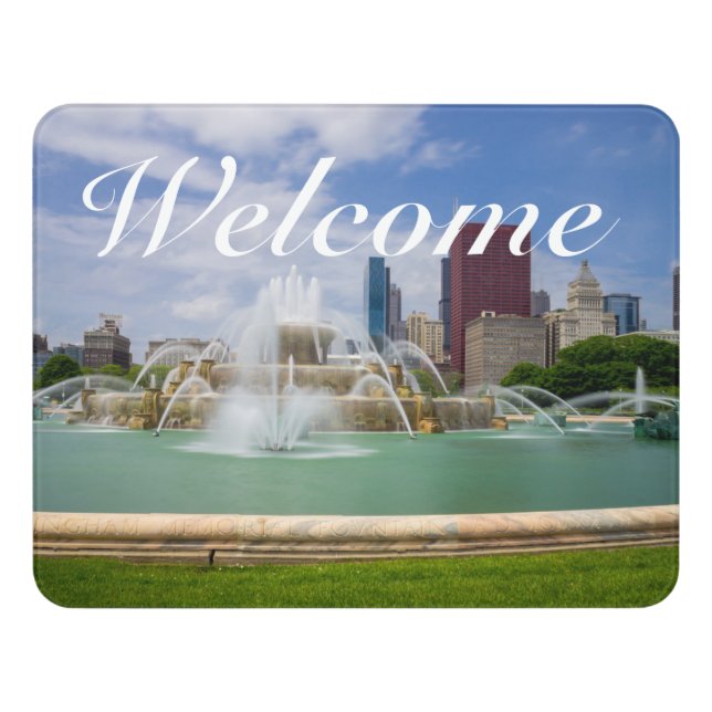 Grant Park City View Welcome Door Sign (Contemporary Front)