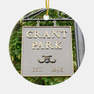 Grant Park, Grant Park Atlanta, Grant Park Ceramic Ornament