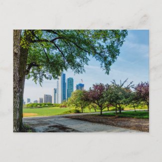 Grant Park Morning Walk Postcard