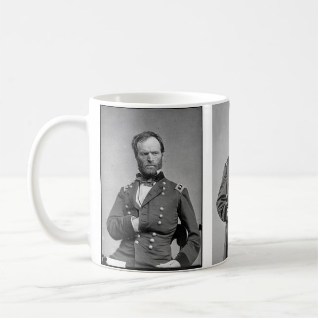 Grant Sherman Sheridan Mug (Left)