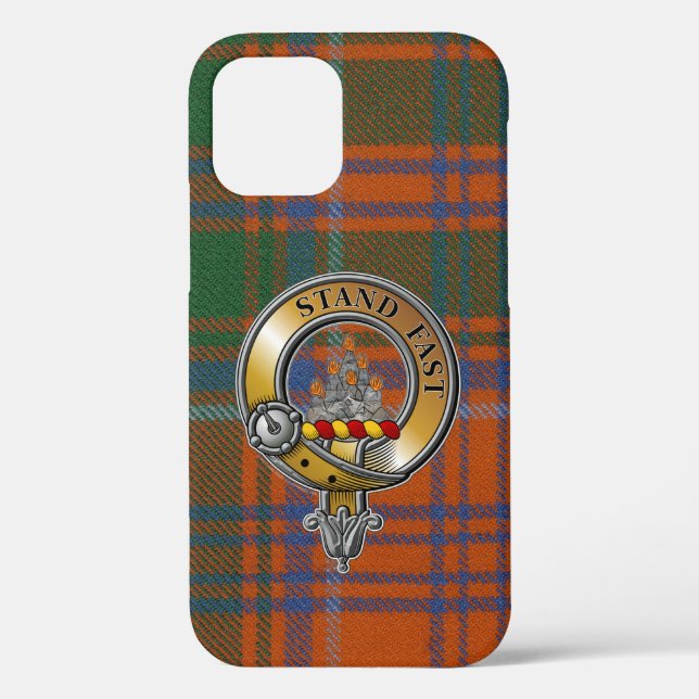 Grant Tartan & Badge Case-Mate iPhone Case (Back)