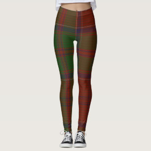 Grant Tartan Clan Plaid Leggings